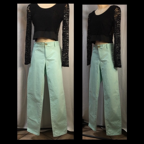 Tommy Hilfiger Pants - Tommy Hilfiger chinos in a cool mint colour.